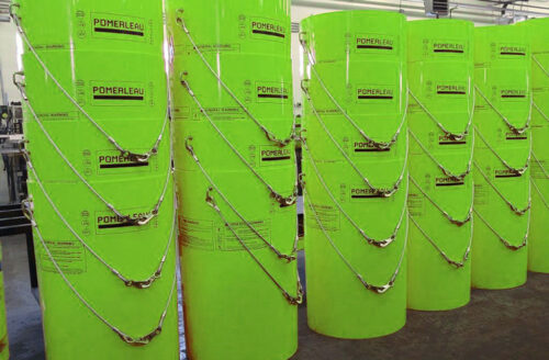 Green Superchutes ready for shipping. Green Superchutes ready for shipping.